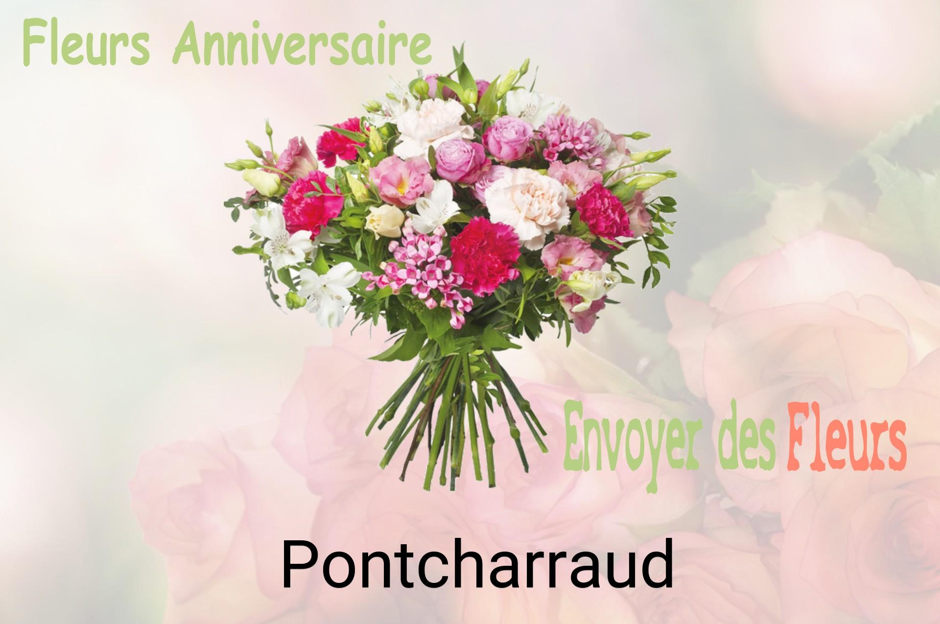 Bouquet de fleurs d’anniversaire livré à Pontcharraud